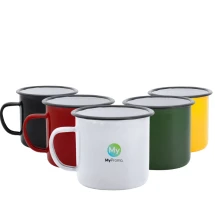 Taza | Metal | 300ml | Diseño vintage | Impresión a todo color