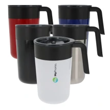 Double walled mug | Stainless steel & PP | 400ml | 2h hot - 4h cold