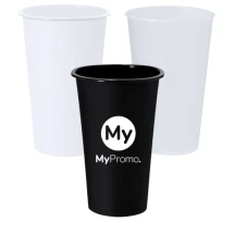 Cup | PP | 450ml | Reusable | Translucent finish