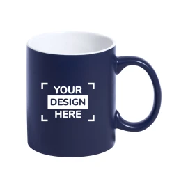 Coloured ceramic mug |  White inside | 350 ml