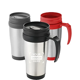 Mug isolé | Acier inoxydable et plastique | 2h chaud