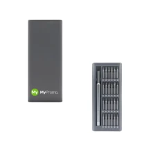 Outil multifonction BrandCharger | ABS & acier inoxydable | 16x7x1.7 cm | 24 embouts de précision magnétiques