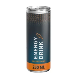 Canette de boisson énergétique | Aluminium recyclé | 250ml | Saveur typique autrichienne
