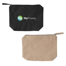 Cosmetic bag | Recycled cotton 180g/m² | 22x16x6cm | Eco-proof