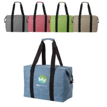 Koeltas | Polyester | Groot compartiment en klein vak | Draagriemen met klittenbandsluiting