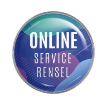 Golf ball marker | Metal | Ø25 mm | Compact