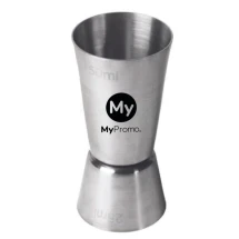 Spirit measure | Stainless steel | Two cups, 25ml and 50 ml