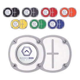 Multimarker chip | ABS | Ø40 mm | Coin toss function and guideline