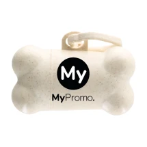 Dog waste bag dispenser | Wheat straw | Incl. 15 biodegradable bags