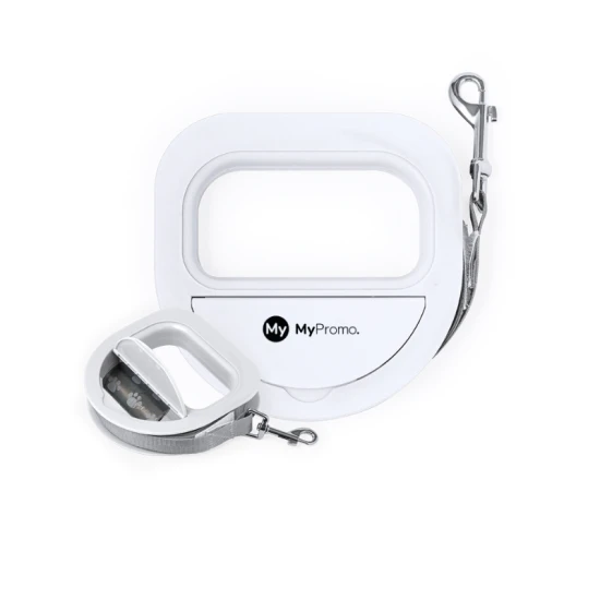 Huisdierenriem | Polyester & ABS | 3 meter | Deksel voor tasopslag | Natuurlijk