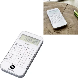 Calculator | 10 digits | Batteries included | Shape of a mobile phone