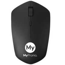 Draadloze computermuis met oplichtend logo |ABS | Antibacteriële behandeling