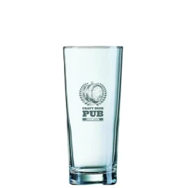 Vaso de cerveza | Forma contemporánea | Vidrio transparente | 290ml