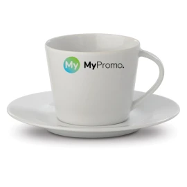 Tasse mit Untertasse | Porzellan | 160 ml | Hohe Qualität | Hergestellt in Europa