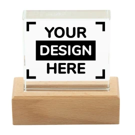 Trophy | Glass and beech wood | Kraft gift box
