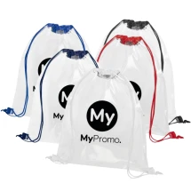 Turnbeutel| PVC-Kunststoff | 33x39cm | Transparent