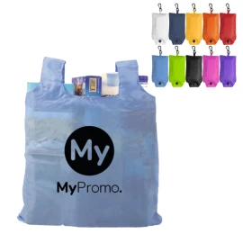 Foldable shopping bag | Polyester | Incl. belt clip