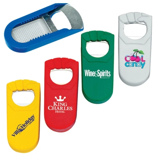 Crown cap opener | Fist shape | Many colours | blue