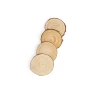 Coaster set | Pine wood | 4 pcs | Natural