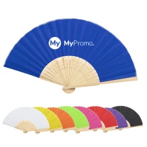 Handfächer | Bambus und Polyester | Nachhaltig | Günstig