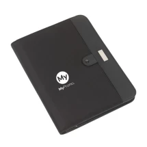 A4 Conferentiemap | Microvezel | Incl. rekenmachine met batterijen