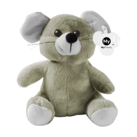 Knuffel muis | Polyester | Met een label