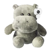 Knuffel nijlpaard | Polyester | Met een label