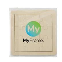 Puzzel | Hout | 15x15cm | 9 stukjes | Bedrukking met eigen ontwerp