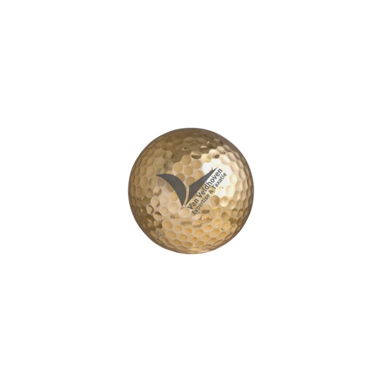 Golf ball | 2 layers | Ø4,20cm | Luxury | Gold