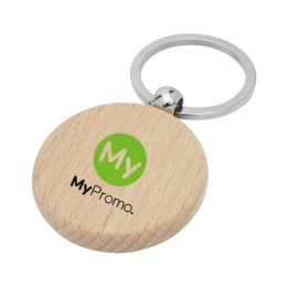 Eco keyring | Beech wood | Laser engraving