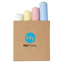 4-teiliges Kreideset | Papierbox | 4 Farben