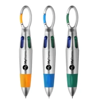 Mehrfarbiger Kugelschreiber | Kunststoff | Gummigriff