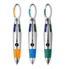 Multi-colored ballpoint pen | Plastic | Rubber grip