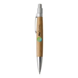 Eco ballpoint pen | Bamboo | Metal clip