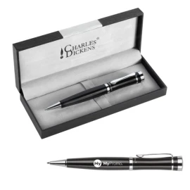 Charles Dickens Kugelschreiber | Metall | Deluxe-Etui