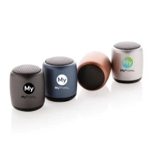 Enceinte sans fil | Aluminium | 3W | Temps de lecture : 3 heures | Format de poche