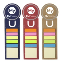 Boekmarker | Karton | 96 plakbriefjes | Recyclebaar en biologisch afbreekbaar