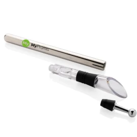 3-pieces wine set | Stainless steel | Cooling stick
