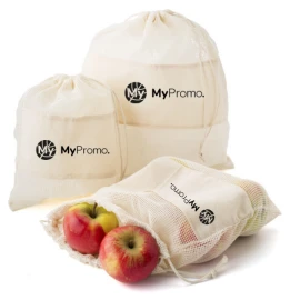 Fruit bags | 3 pieces | Cotton mesh