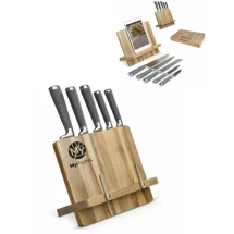 Messer- und Kochbuchhalter | Holz | Umweltfreundlich