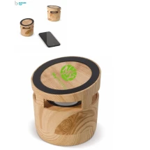 Draadloze Luidspreker en Lader | Hout | 5W | Eco