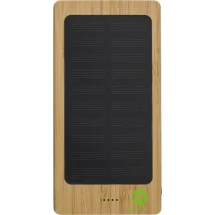 Power bank | 8.000 mAh | Solar | Bamboo