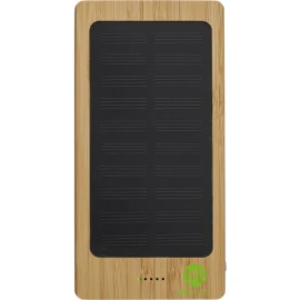Power bank | 8.000 mAh | Solar | Bamboo