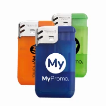 Briquet | Transparent | Rectangulaire | Électronique | Régulateur de flamme