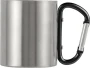 Mug a doppia parete | Acciaio inox | 185 ml | Moschettone