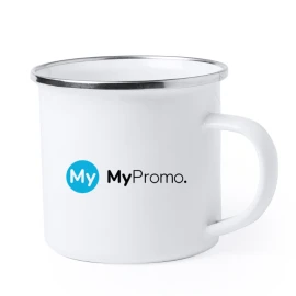 Mug | Metal | 380 ml | Retro design