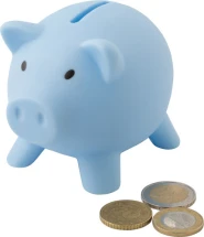 Spaarvarken | Kunststof | Rubberen stopper aan de onderkant