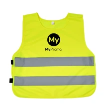 Safety vest | Polyester | XS - For kids aged 7-10 | Large decoration area on the back