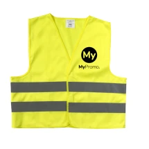 Safety jacket | Polyester 75D | For kids - From XXS to S | Large printarea