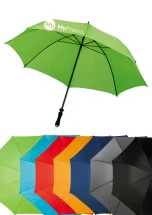 Großer Regenschirm | 210T Polyester | 131 cm | Metallgestell | Günstig